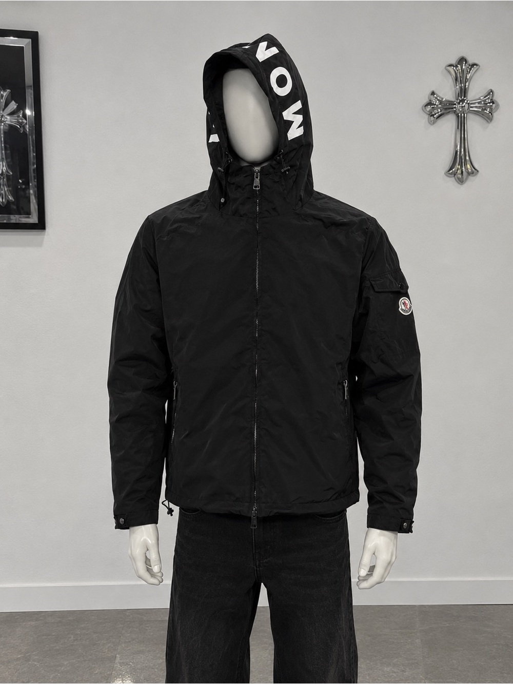 Moncler windbreaker unisex slim -fit rain coat